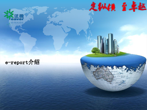 泛微e-cology客户期刊2014年第04期:e-report介绍