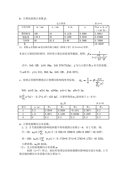 #预应力混凝土简支梁桥计算二11B