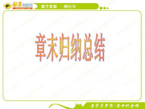 生物:第4章《种群和群落 章末归纳总结》课件(新人教版必修3)