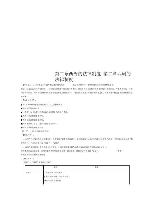 第二章西周的法律制度