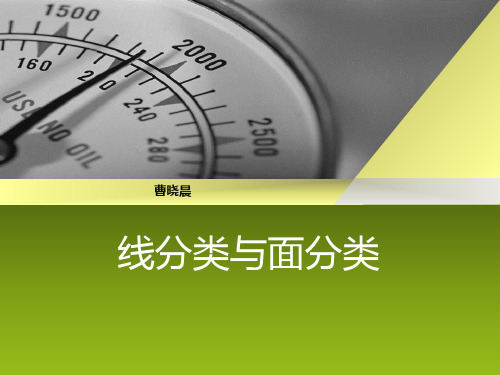 《线分类与面分类》PPT课件