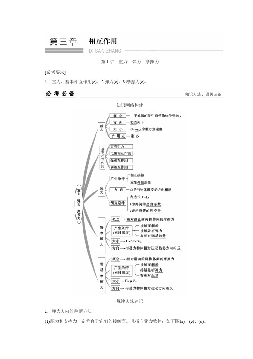 2017版《创新设计》高考物理总复习(浙江专用,必考)教师文档：第三章.doc