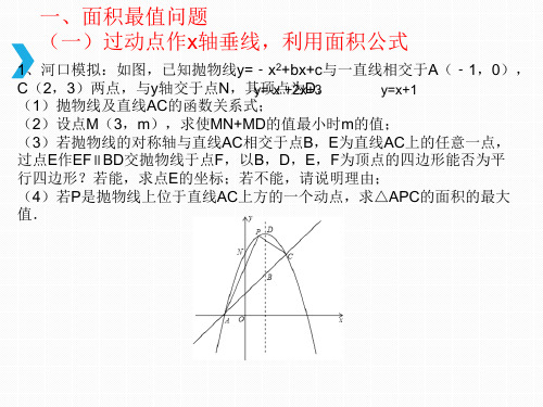 2016中考数学压轴题解析版