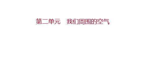 湖南省邵阳市中考化学第二单元我们周围的空气课件