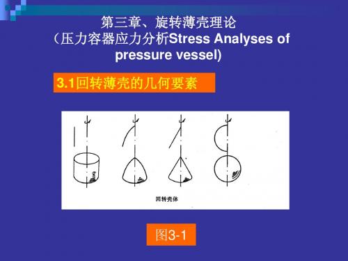 过程设备设计-第三章(3.1-3.4)