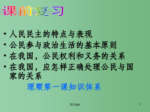 高三政治一轮复习 第1单元 第2课 民主选举、民主决策课件 新人教版必修2