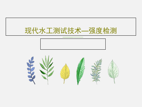 现代水工测试技术—强度检测49页PPT