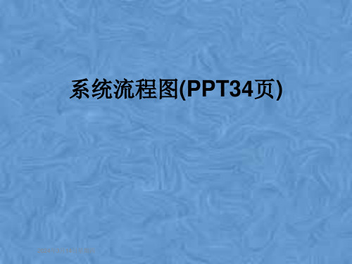 系统流程图(PPT34页)