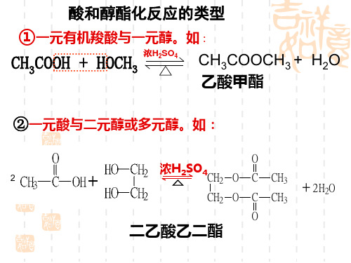 酯化反应的类型