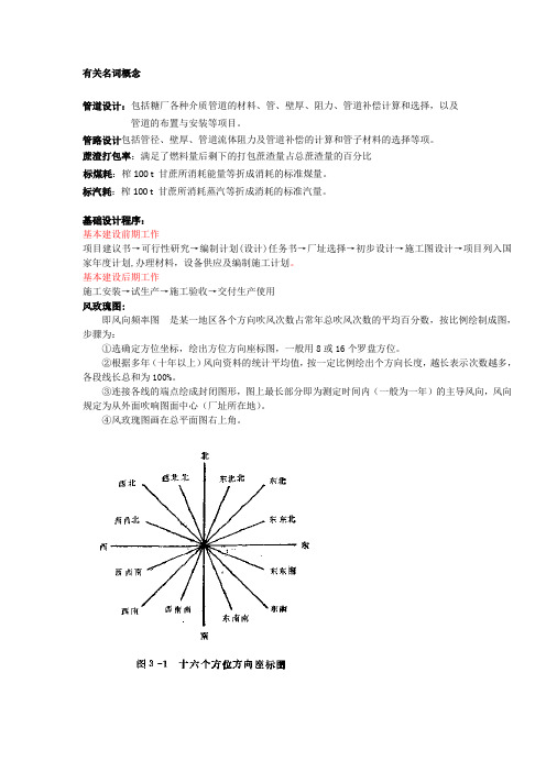 糖厂设计复习整理