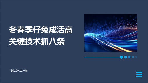 冬春季仔兔成活高关键技术抓八条