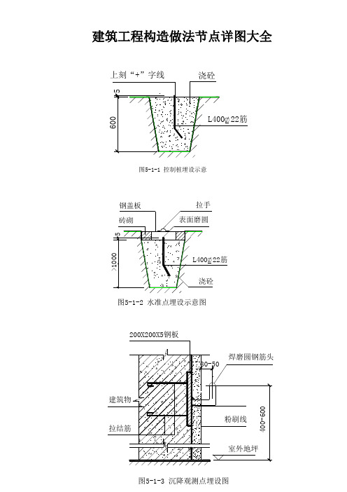 建筑工程构造做法节点详图大全