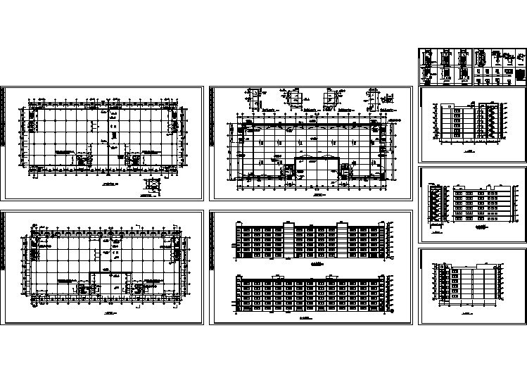 某市超大厂房建筑CAD设计施工图纸