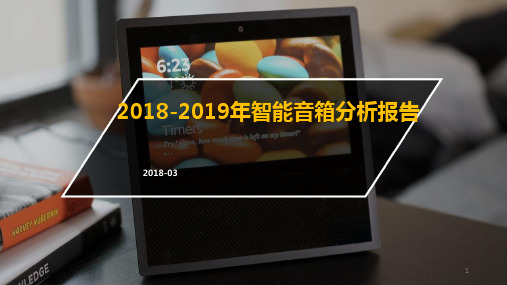 2018-2019年智能音箱分析报告