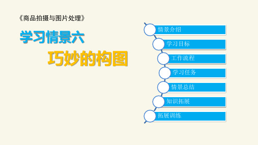 学习情景六巧妙的构图《商品拍摄与图片处理》