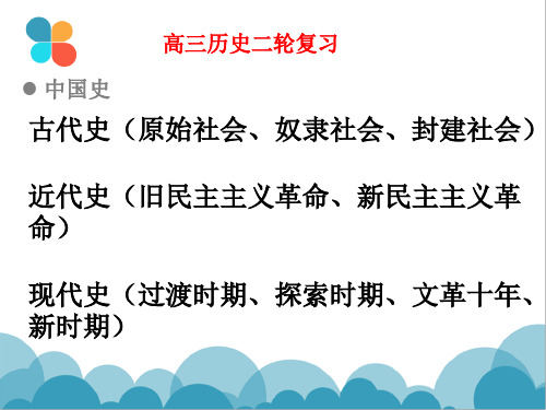 2017历史高考通史复习:中国古代史