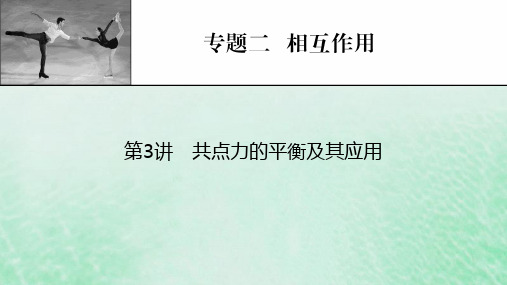 2023版高考物理一轮总复习专题2相互作用第3讲共点力的平衡及其应用课件