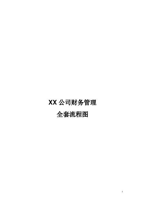 XX公司财务管理全套流程图