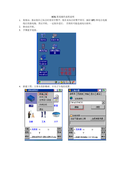 RTK快速操作