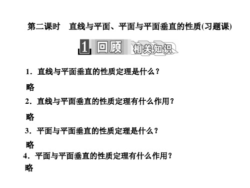 数学必修Ⅱ人教新课标A版2-3-4平面与平面垂直的性质定理课件(42张)