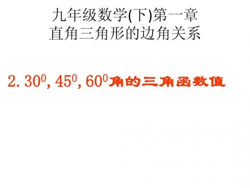 30度_45度_60度角的三角函数值(11月22日)