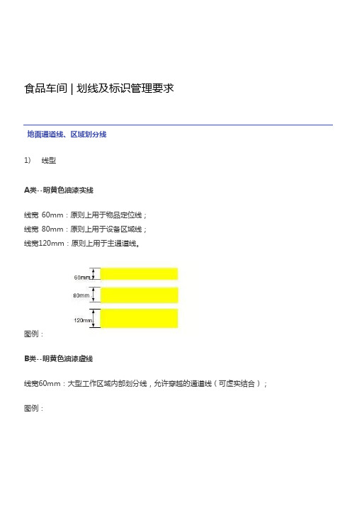 车间 _ 划线及标识管理要求(规范)