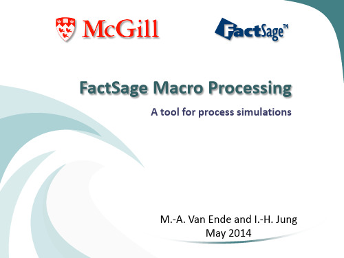 FactSage Macro Processing 2014