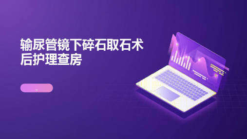 输尿管镜下碎石取石术后护理查房