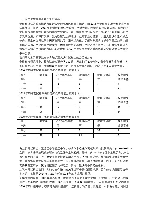 2019安徽教师招聘考试教育综合知识高分秘籍