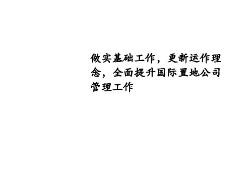 某置地公司内部管理诊断(ppt 111页)