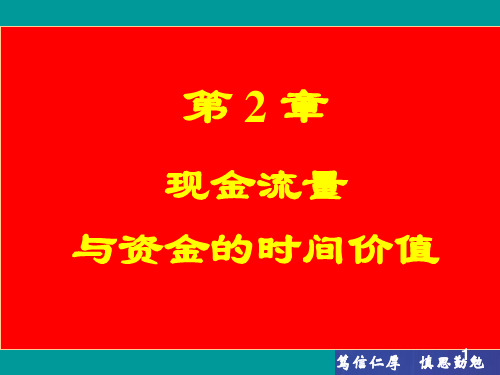 工程经济学第2章_资金时间价值