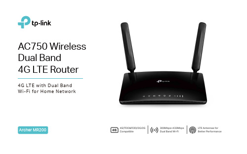 TP-Link Archer MR200 4G LTE 双频路由器说明书