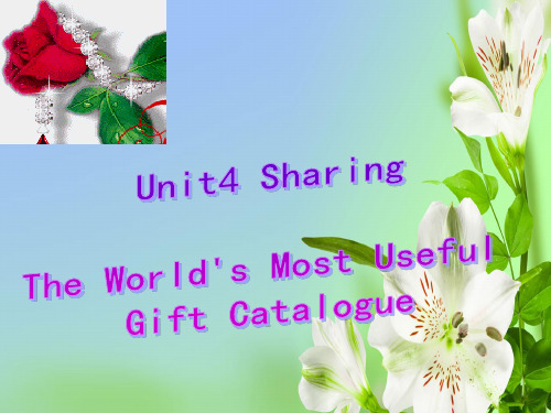 人教版高中英语选修7unit4 Using language四20张课件ppt