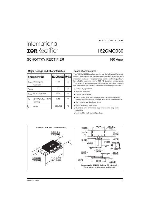 162CMQ030中文资料