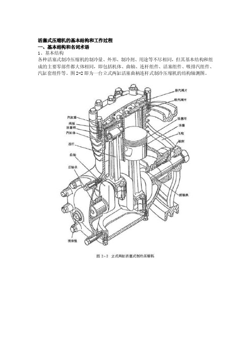 活塞式压缩机的基本结构和工作过程