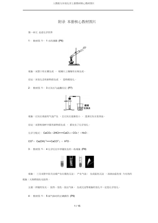 (完整)人教版九年级化学上册教材核心教材图片