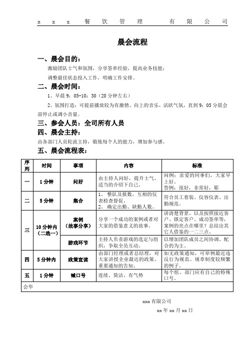 晨会流程(2)