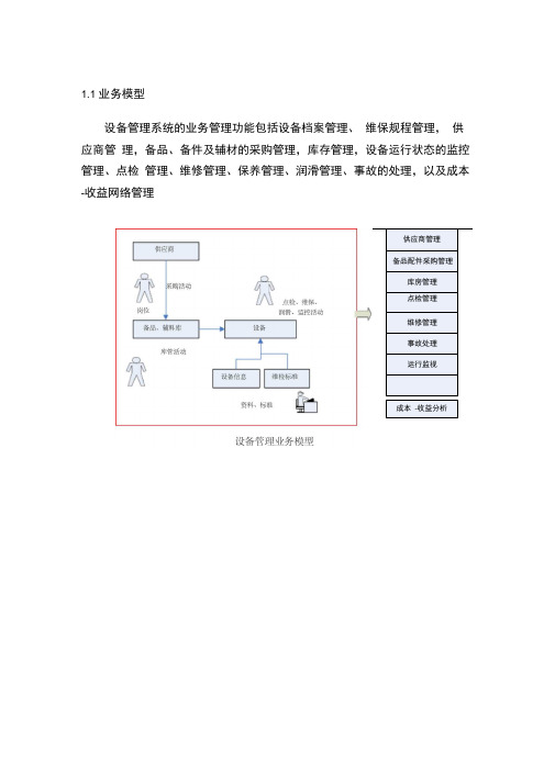 设备管理系统需求分析报告