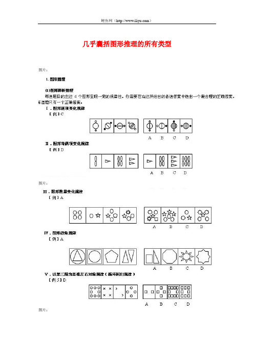 囊括图形推理类型