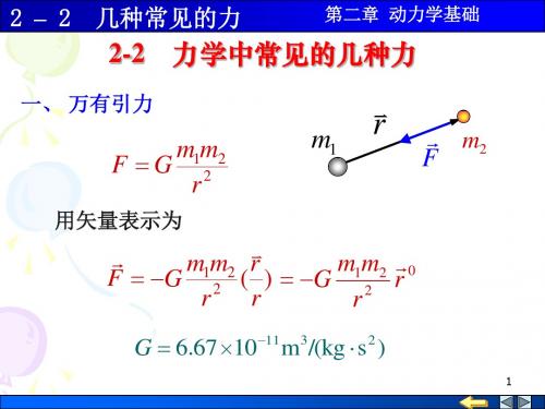 2-2 几种常见的力