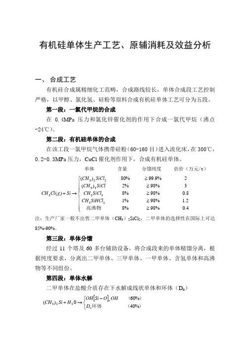 有机硅单体生产工艺