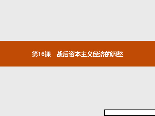岳麓版高中历史高一必修二课件：第16课_战后资本主义经济的调整_(共26张ppt)
