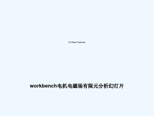 workbench电机电磁场有限元分析幻灯片