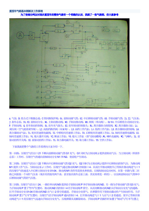 重型车气路基本图解及工作原理
