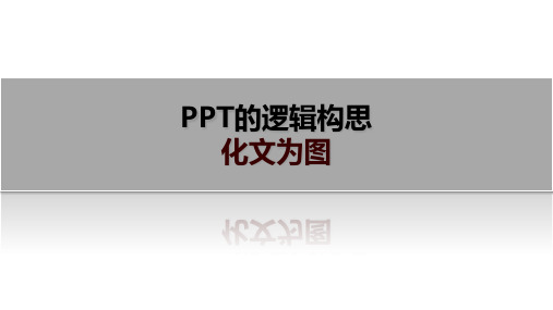 PPT逻辑构图范例如何将文字化为图表