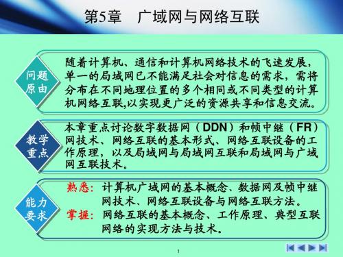 计算机网络基础教程-第5章_广域网与网络互联