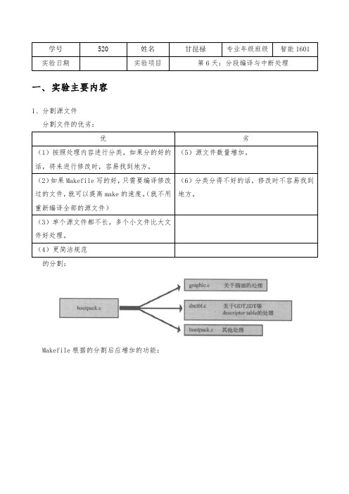30天自制操作系统日志第6天