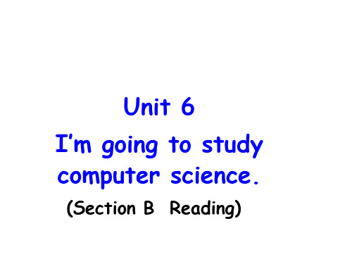 人教版八年级英语上册Unit6 SectionB Reading 阅读优质课课件