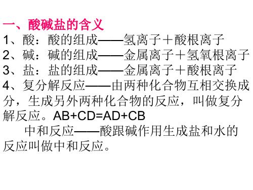 九年级科学酸碱盐4(PPT)3-1