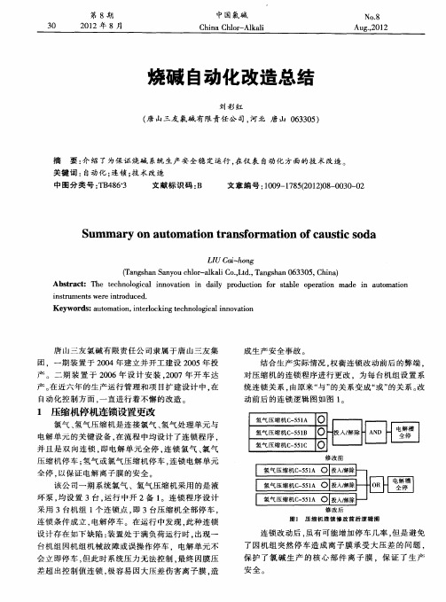 烧碱自动化改造总结